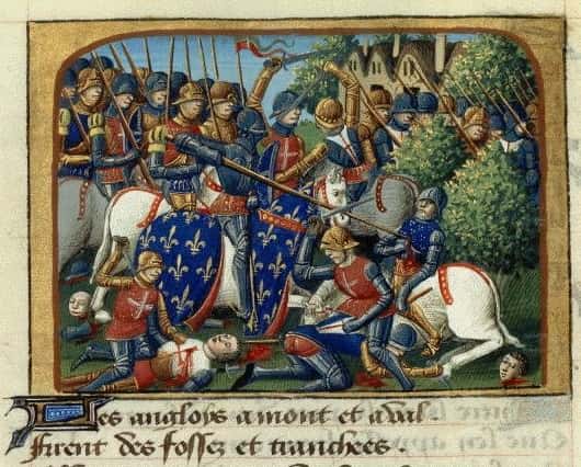 La bataille de Formigny (1450) est une bataille décisive de la guerre de Cent Ans. © DR 