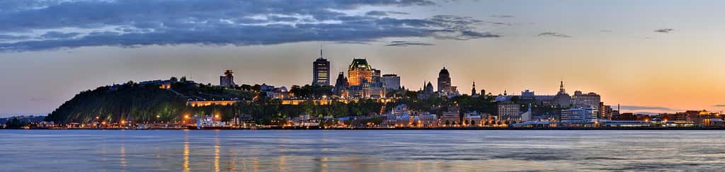 La ville de Québec, au Canada comporte de nombreux sites touristiques. Le Vieux-Québec est particulièrement attrayant. © Martin St-Amand, <em>Wikimedia,</em> CC by-sa 3.0
