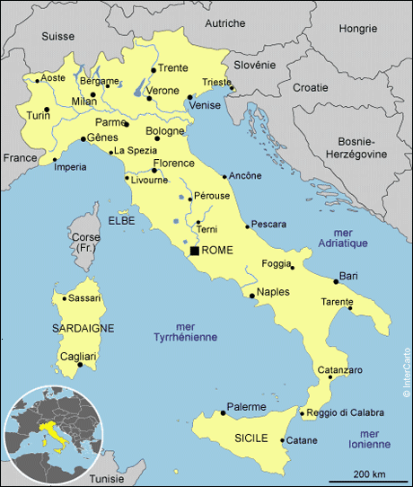 L’Italie compte de nombreuses grandes villes dans toutes les régions, de Venise à Palerme. Des destinations de choix pour un voyage en Italie à travers tout le pays. © DP