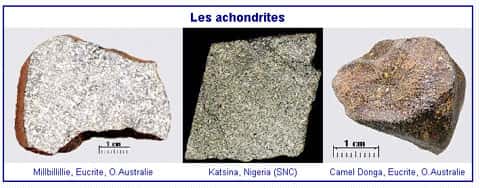 Les lithoïdes sont des météorites non ferreuses. © DR