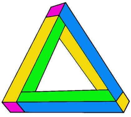 Le triangle de Penrose. © Reproduction et utilisation interdites 