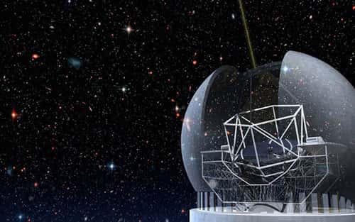 Figure 10. Une autre représentation du <em>Thirty Meter Telescope</em>. © TMT 