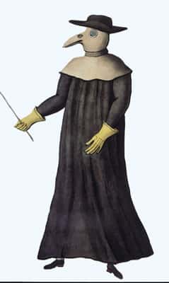 Vêtement de protection peste XVIème, Dottore peste, Venise