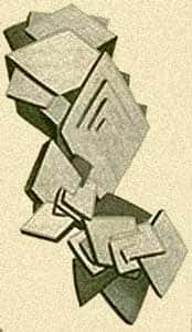 Calcite de Bellecroix - Histoire naturelle des minéraux par Eugène Melchior Louis Patrin, Paris, 1805, p.334, description des cristaux de calcite sableuse dits de Bellecroix en forêt de Fontainebleau, gravure représentant un groupement de cristaux de calcite de Bellecroix.