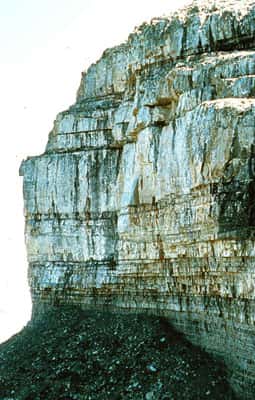 Figure 10b - Falaise de grès d'Annot. © C. Ravenne 