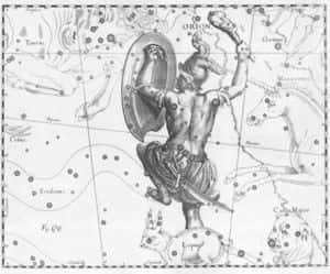 Orion dans la mythologie.