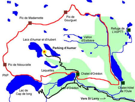 Carte de la réserve