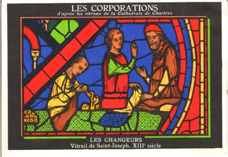 Vitrail de St Joseph, Chartres. © DR