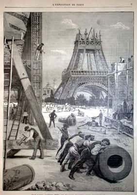 Vue de la Tour Eiffel octobre 1888