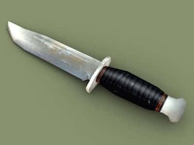 Couteau de chasse ou de combat.