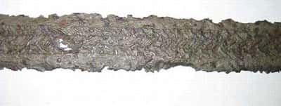 Épée damassée VI<sup>e</sup> mérovingien - Antiquités nationales.