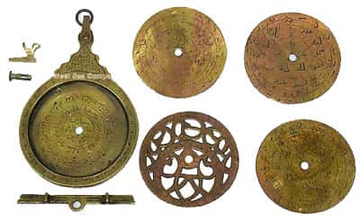 Astrolabe démonté