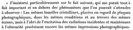 La découverte de la radioactivité (Comptes-rendus à l’Académie des Sciences, 2 mars 1896)