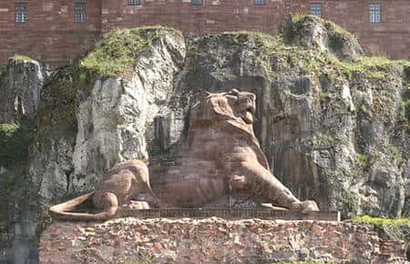 Lion de Belfort. Monument classé Monument Historique. © Thomas Bresson - CCBY-NC 3.0
