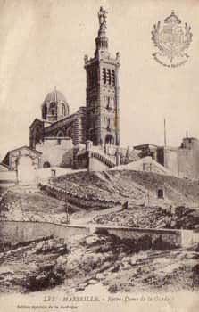 Photo ancienne de Notre Dame de la Garde