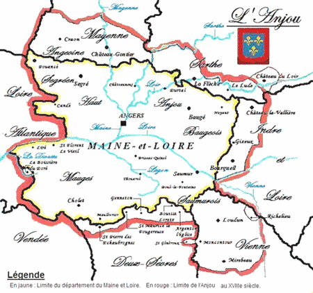 Ancienne province d'Anjou.