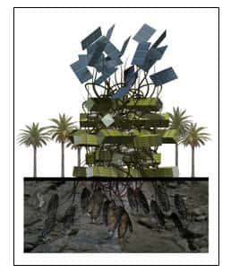  Une habitation bio-inspirée. © Dennis Dollens, <em>Universitat Internacional de Catalunya, Barcelona</em>