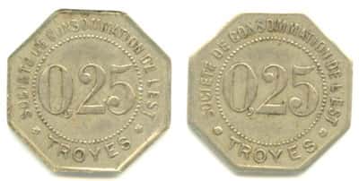 Troyes monnaie ancienne<br><br>Billet de 1921