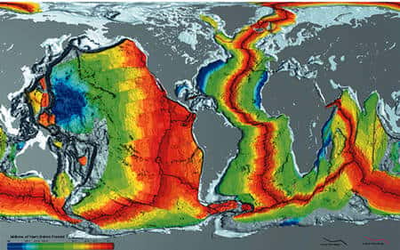 Figure 17 : Carte de l’âge des océan