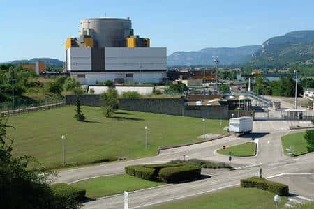 Superphénix, Centrale nucléaire de Creys-Malville, Isère, France. © Wikipedia Yann Forget