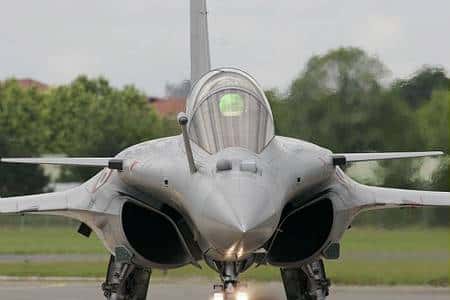 Le Dassault Rafale au Bourget. © <em>Creative</em> Commons