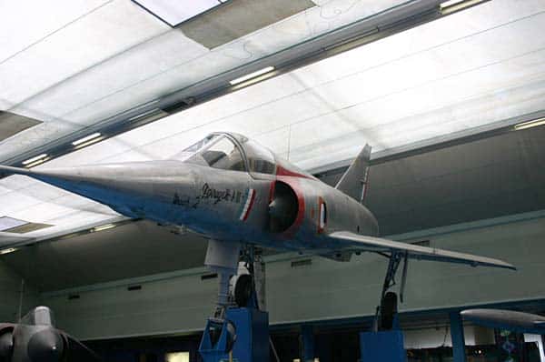 Le Mirage III exposé au Musée du Bourget. © <em>Creative Commons</em>