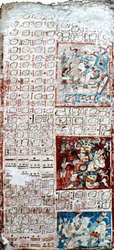 Table de Vénus dans le codex de Dresde.