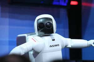 Asimo, le robot humanoïde de Honda. © Azadam, Honda