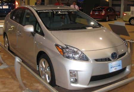 Toyota Prius, voiture propre emblématique de la conversion de la Silicon Valley aux clean tech © Wikipedia domaine public