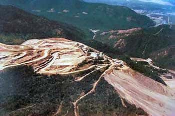 Mine de Libby dans le Montana (États-Unis). © U.S. EPA