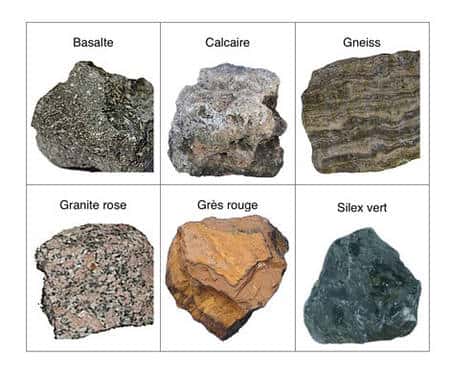Quelques exemples de roches utilisées en construction