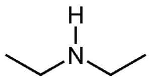 <em>Diethylamine</em>, ou diéthylamide en français, donnant son nom au LSD. © DR