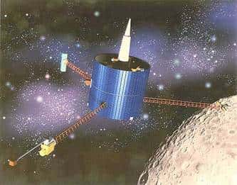 Sonde du programme <em>Lunar Orbiter</em>. © Nasa 