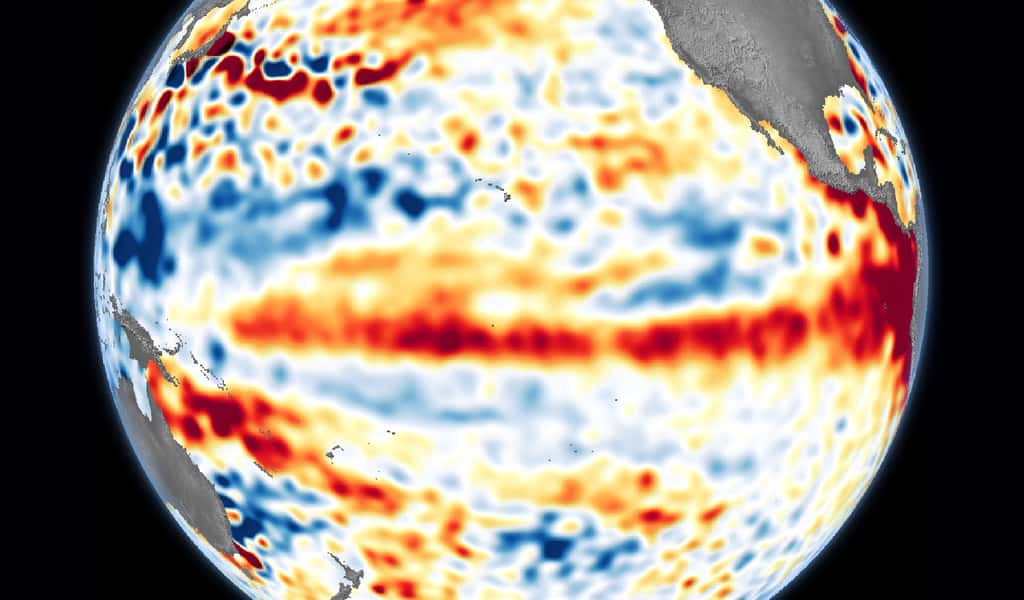 Le phénomène El Niño est désormais en place dans l'océan Pacifique et il s'annonce intense cet été et automne. © Nasa, Earth Observatory