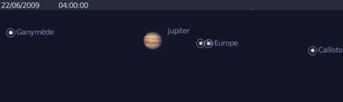 Equinoxe sur la planète Jupiter