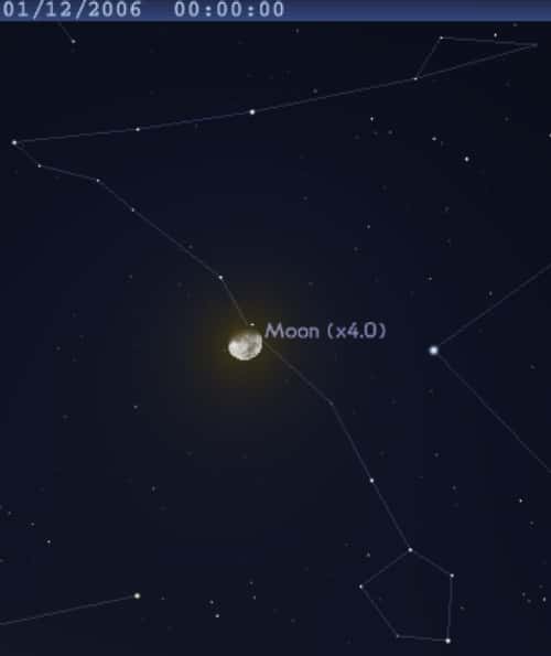 La Lune occulte l'étoile 60 des Poissons