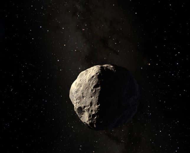 Illustration de l'astéroïde Apophis. © ESA
