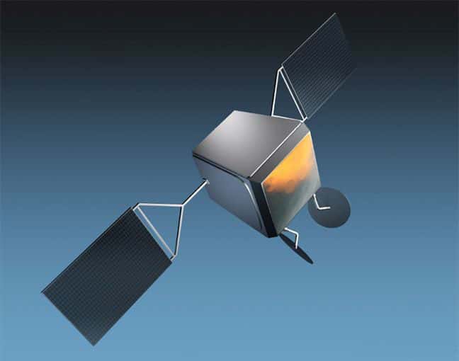  Panneaux solaires déployés, chaque satellite de la constellation OneWeb occupera une surface d’environ 3,5 mètres carrés. © OneWeb