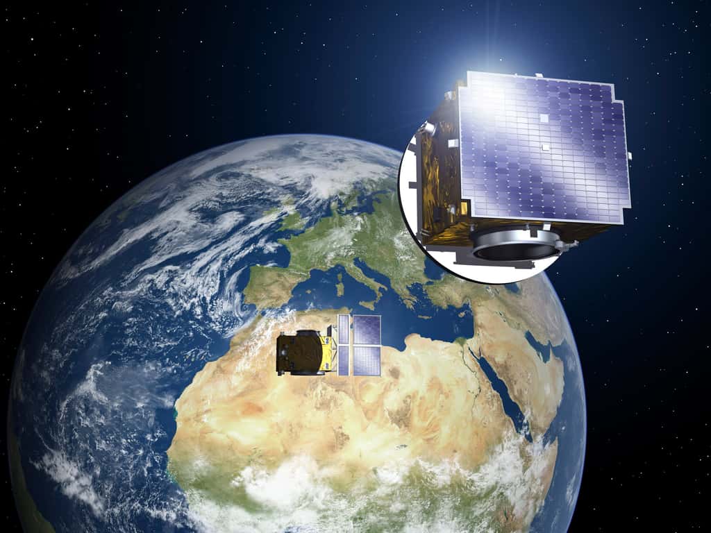 Les satellites Proba, de l'Agence spatiale européenne (ESA), sont des démonstrateurs de nouvelles technologies spatiales destinées à de futures missions à moindre coût. Après Proba-1, Proba-2 et Proba-V déjà en orbite, la mission Proba-3 sera lancée en 2019 pour tester le vol en formation des appareils. © ESA, P. Carril