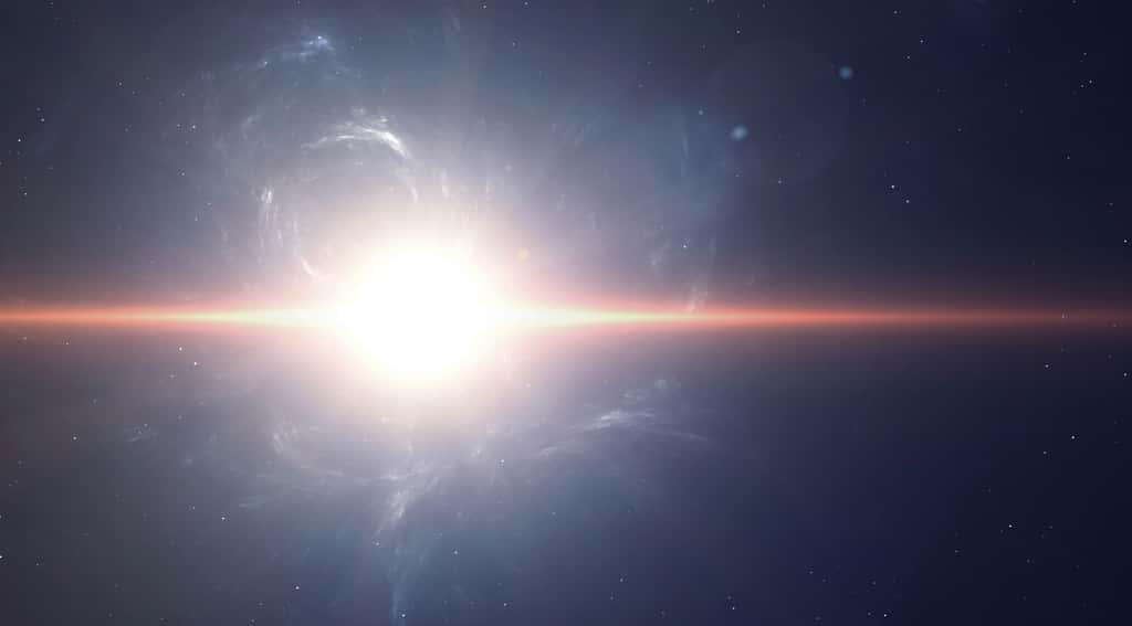 Une supernova se serait produite à proximité de notre étoile, expulsant de nombreux éléments lourds. © Vadimsadovski, Adobe Stock