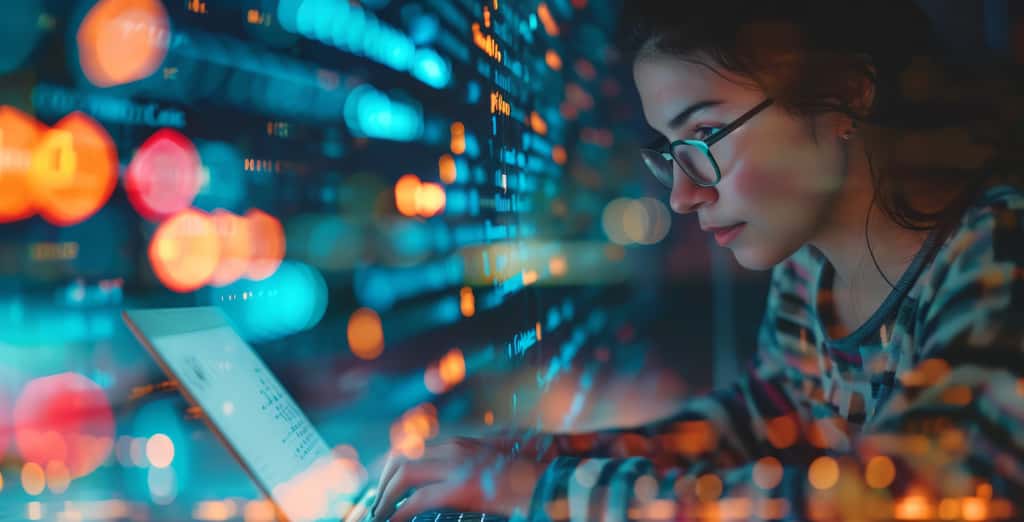  Nombre d'études et de rapport soulignent la nécessité d'encourager les femmes à poursuivre des études et des carrières dans les domaines de l'intelligence artificielle et des technologies. © AI Visual Vault, Adobe Stock