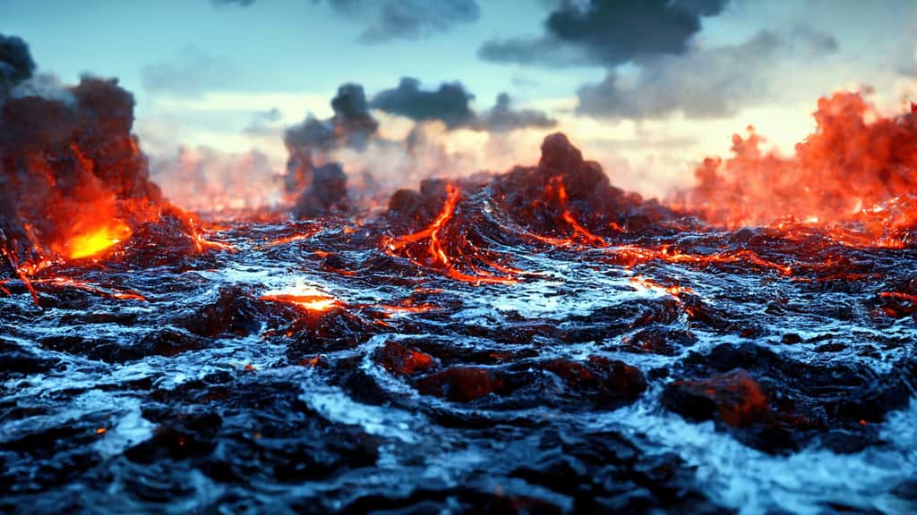 Les premiers continents se sont certainement formés à partir des îles volcaniques formées au niveau des zones de subduction. © Nika, Adobe Stock