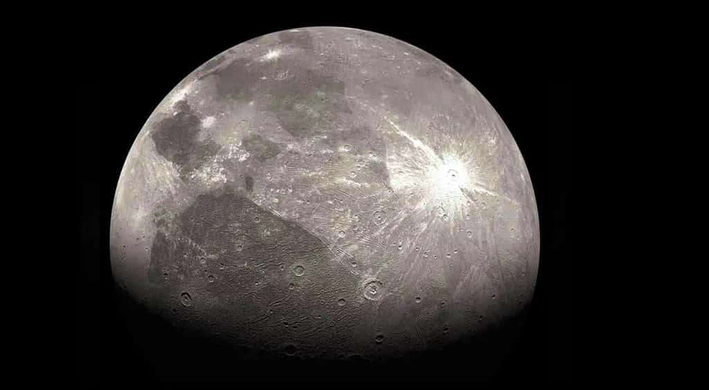 Ganymède, satellite du système jovien. © Nasa, JPL-Caltech