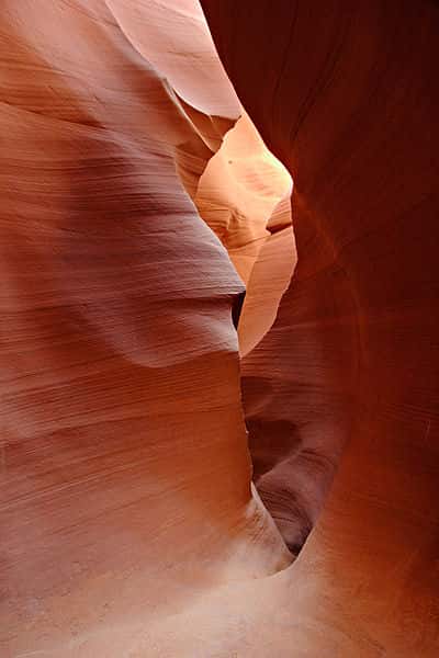 Des parois de grès à Antelope Canyon, en Arizona. © Moondigger, CC BY-SA 2.5, Wikimedia Commons