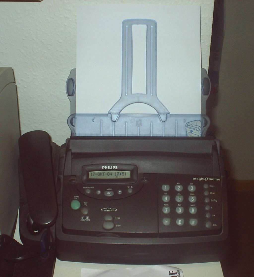  Le fax, objet de collection ? © ChtiTux, <em>Wikimedia Commons</em>, CC by-sa 3.0