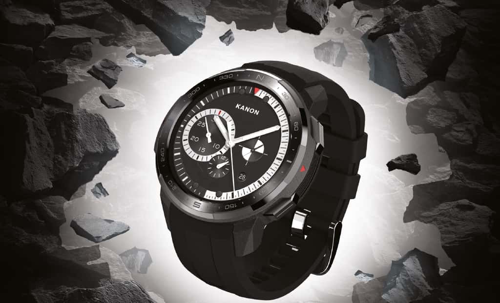 Avec ses matériaux robustes, la Watch GS Pro est l’exemple d’une montre connectée très polyvalente qui est aussi douée pour ses capacités en tant que smartwatch que pour la pratique sportive. Son autonomie est redoutable. © Honor