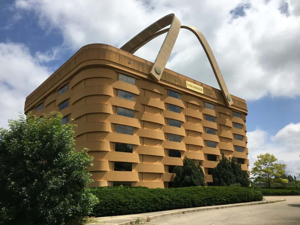 En visite dans l'Ohio ? Impossible de manquer le Basket Building ! © atlasobscura.com 