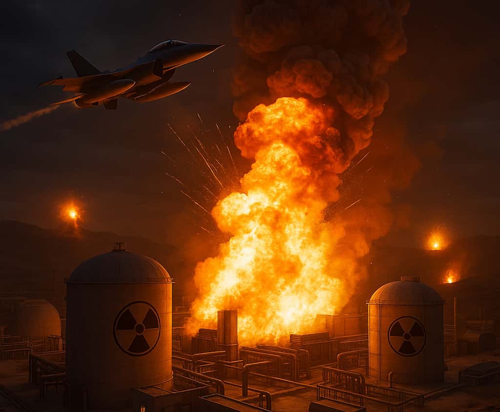 Les installations d’enrichissement d’uranium sont la clé du problème. © SB, ChatGPT