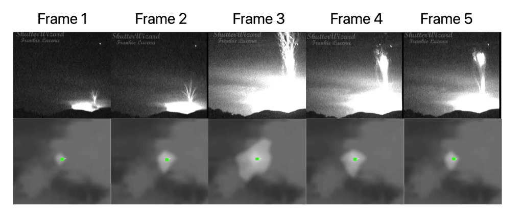 Le géostationnaire <em>Lightning Mapper</em> du satellite <a href="https://www.nesdis.noaa.gov/news/noaa-goes-east-satellite-captures-the-first-images-space-of-gigantic-jet-lightning" target="_blank">NOAA</a> <em>GOES East</em> (GOES-16) a capturé des images d'un de ces jets gigantesques en 2018. © NOAA