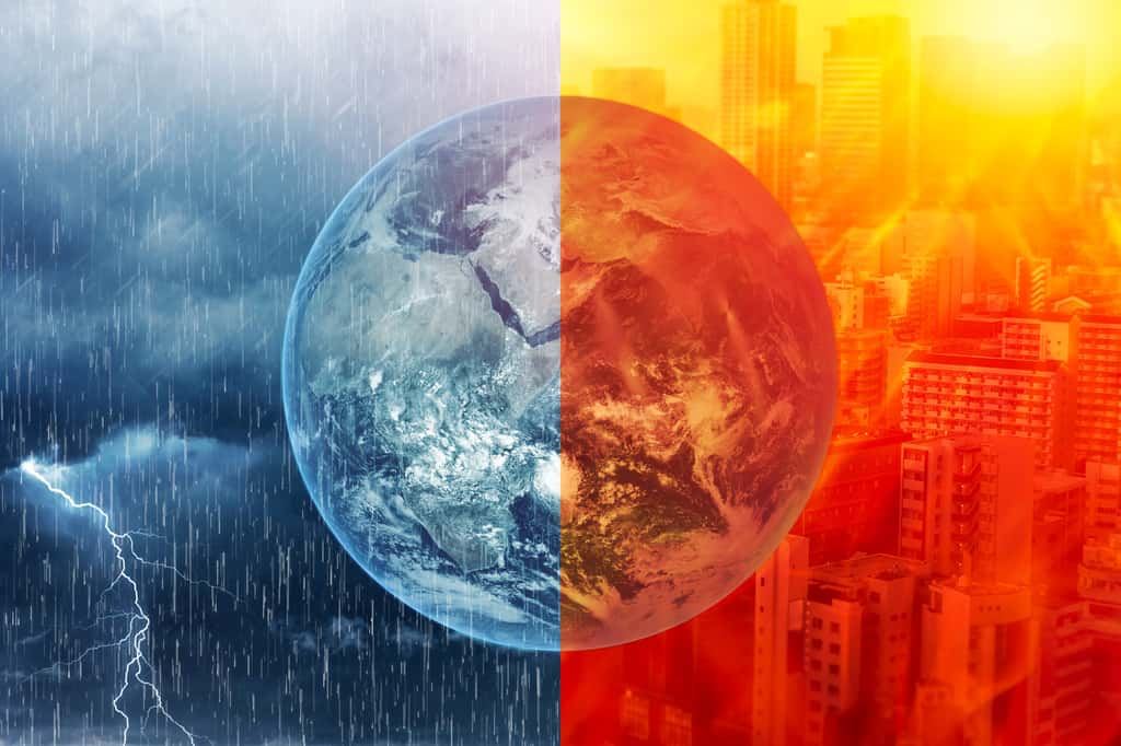 Entre le réchauffement climatique et El Niño, c'est le réchauffement qui a joué le plus grand rôle dans les catastrophes naturelles survenues en 2024. © Quality Stock Arts, Adobe Stock